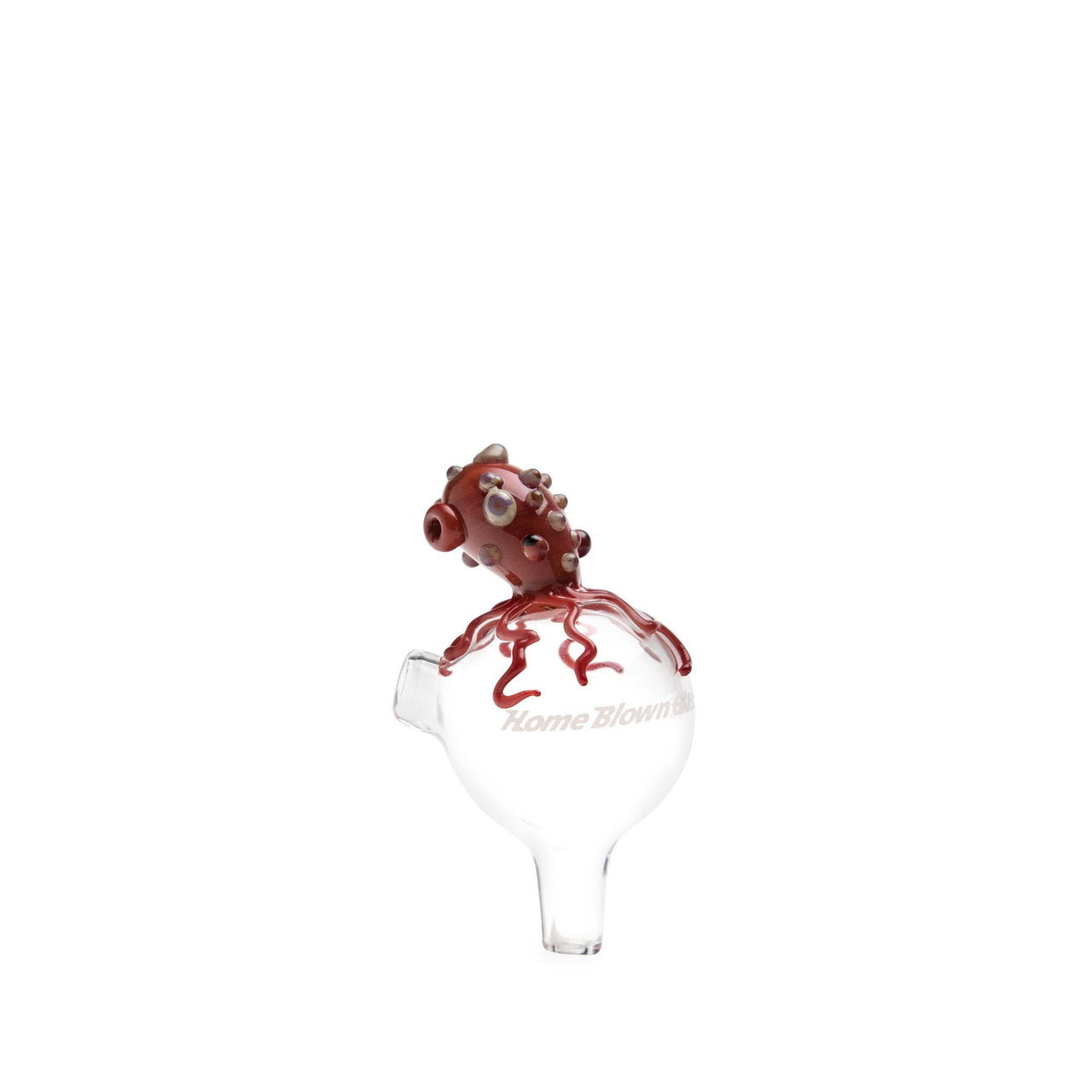 Home Blown Glass Bubble Carb Cap - Octopus - 420 Science - The most trusted online smoke shop.