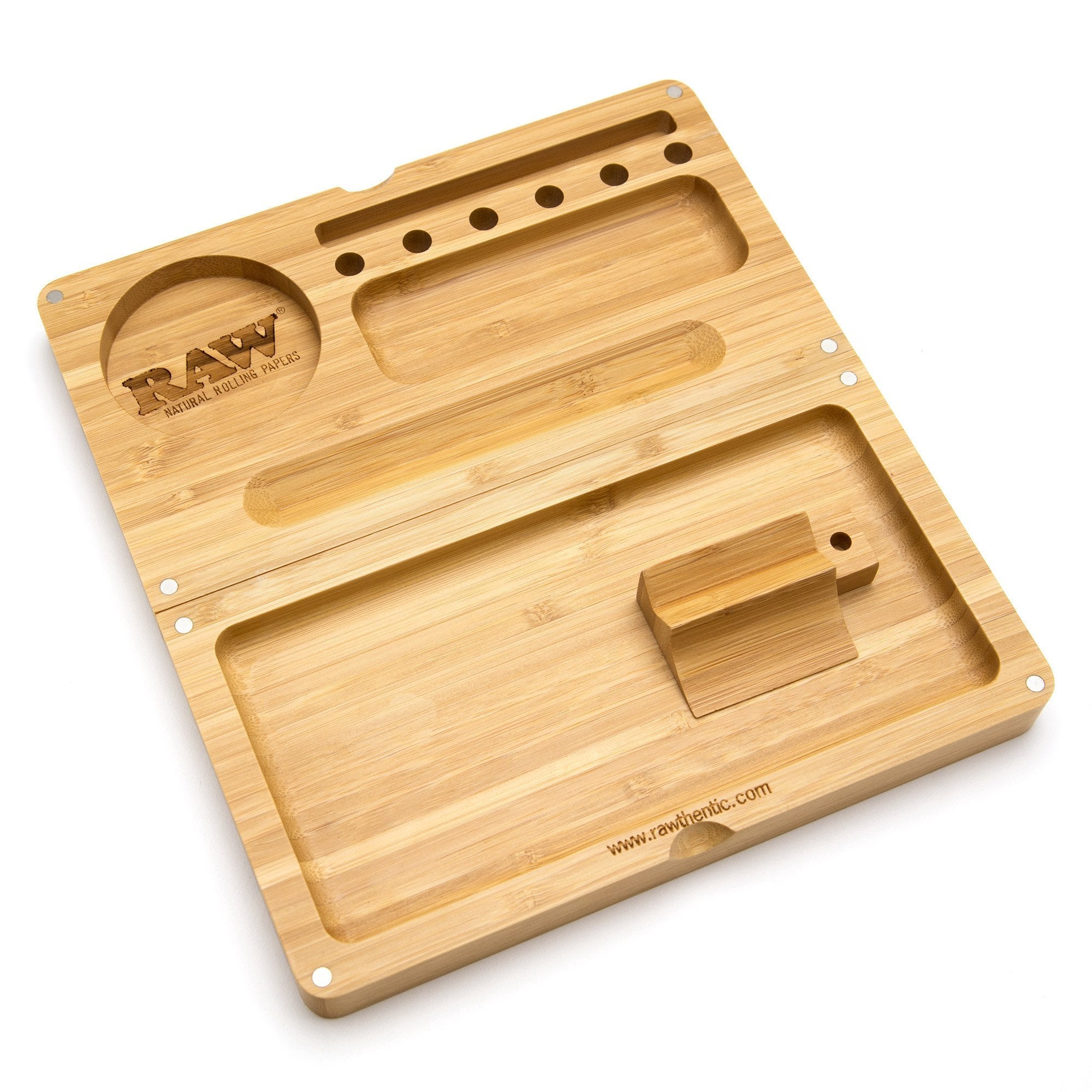 RAW Backflip Magnetic Bamboo Rolling Tray / $ 37.99 at 420 Science