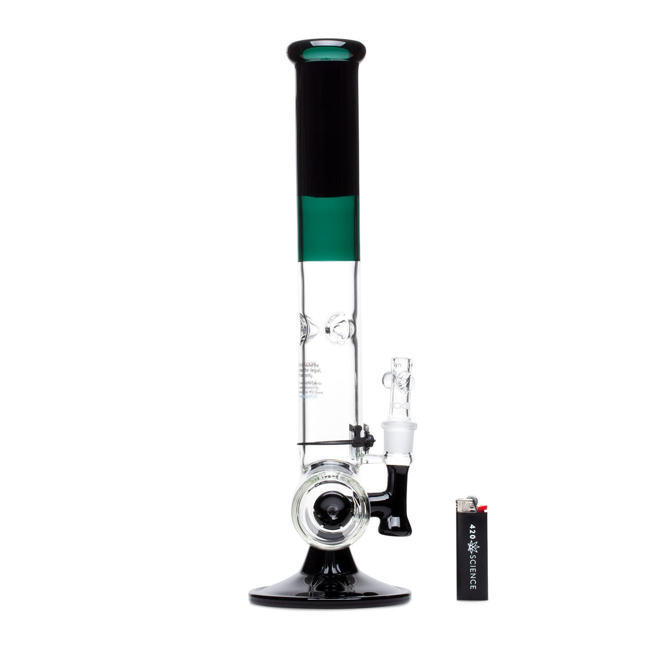 ROOR Tech 17in Inline - Jade Black | Bongs & Water Pipes | 420 Science
