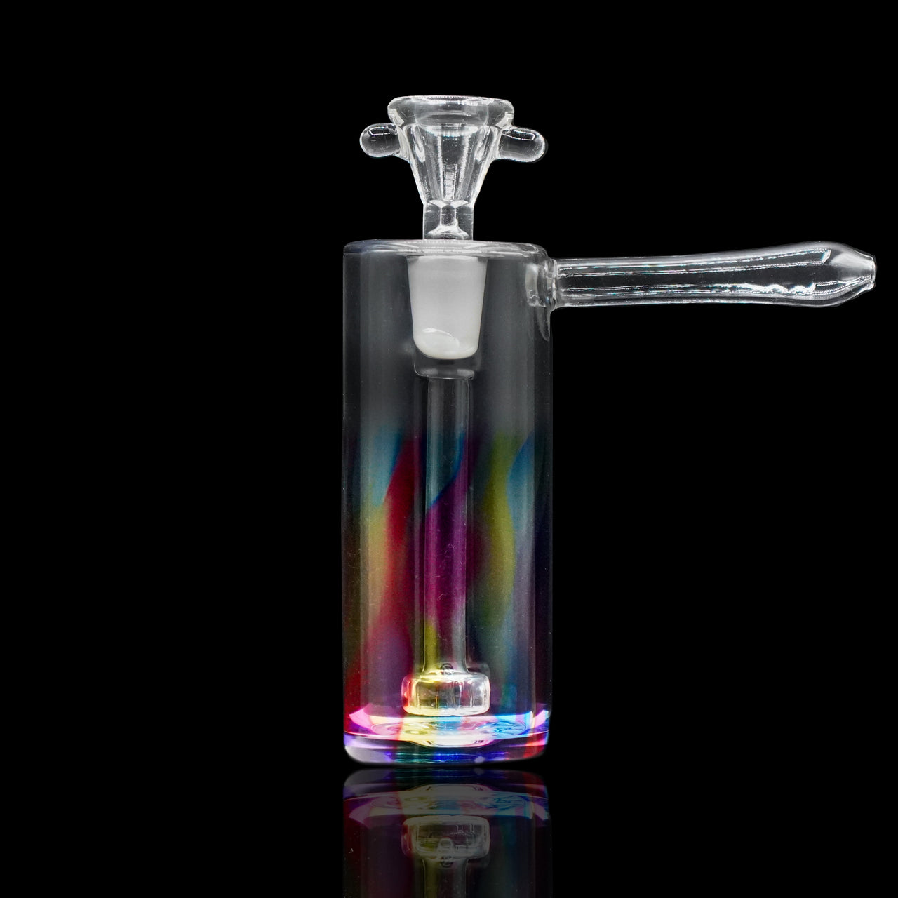 Cirrus Glass Upright Bubbler - Rainbow