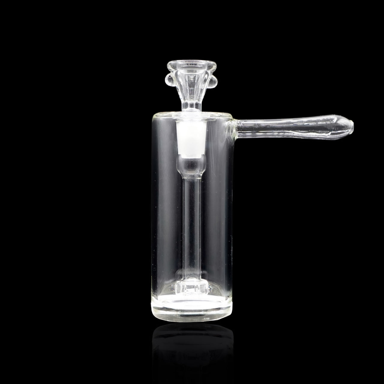 Cirrus Glass Upright Bubbler - Natural