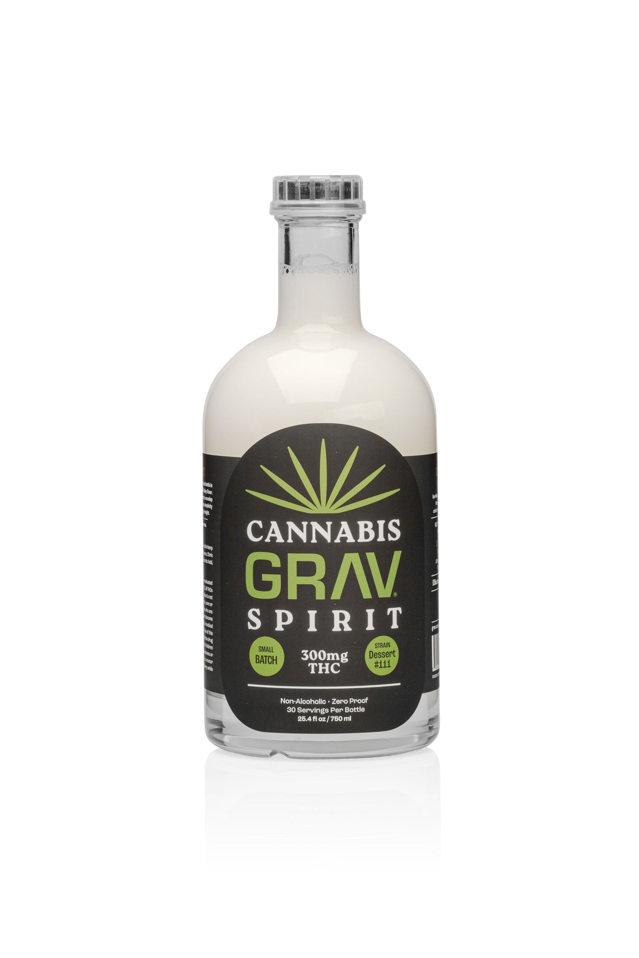 GRAV® Cannabis Spirit 300mg Natural, 750ml Bottle