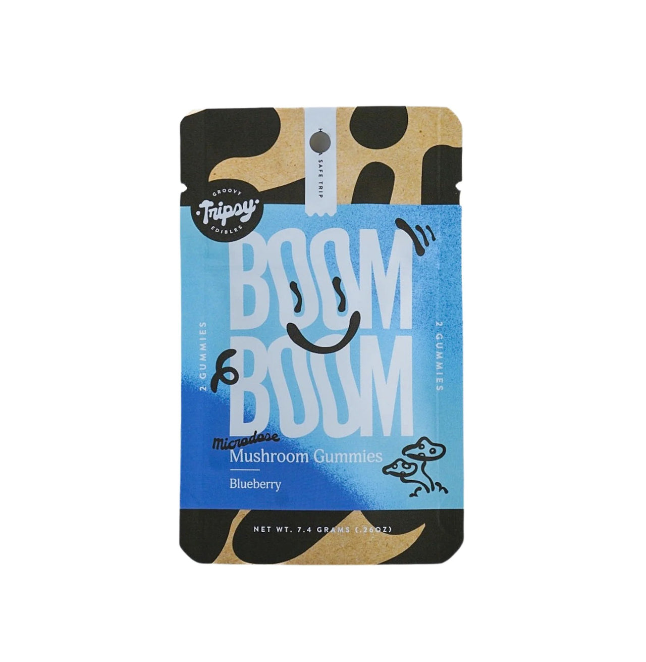 Tripsy BOOM BOOM Mushroom Gummies - 2pk - Blueberry