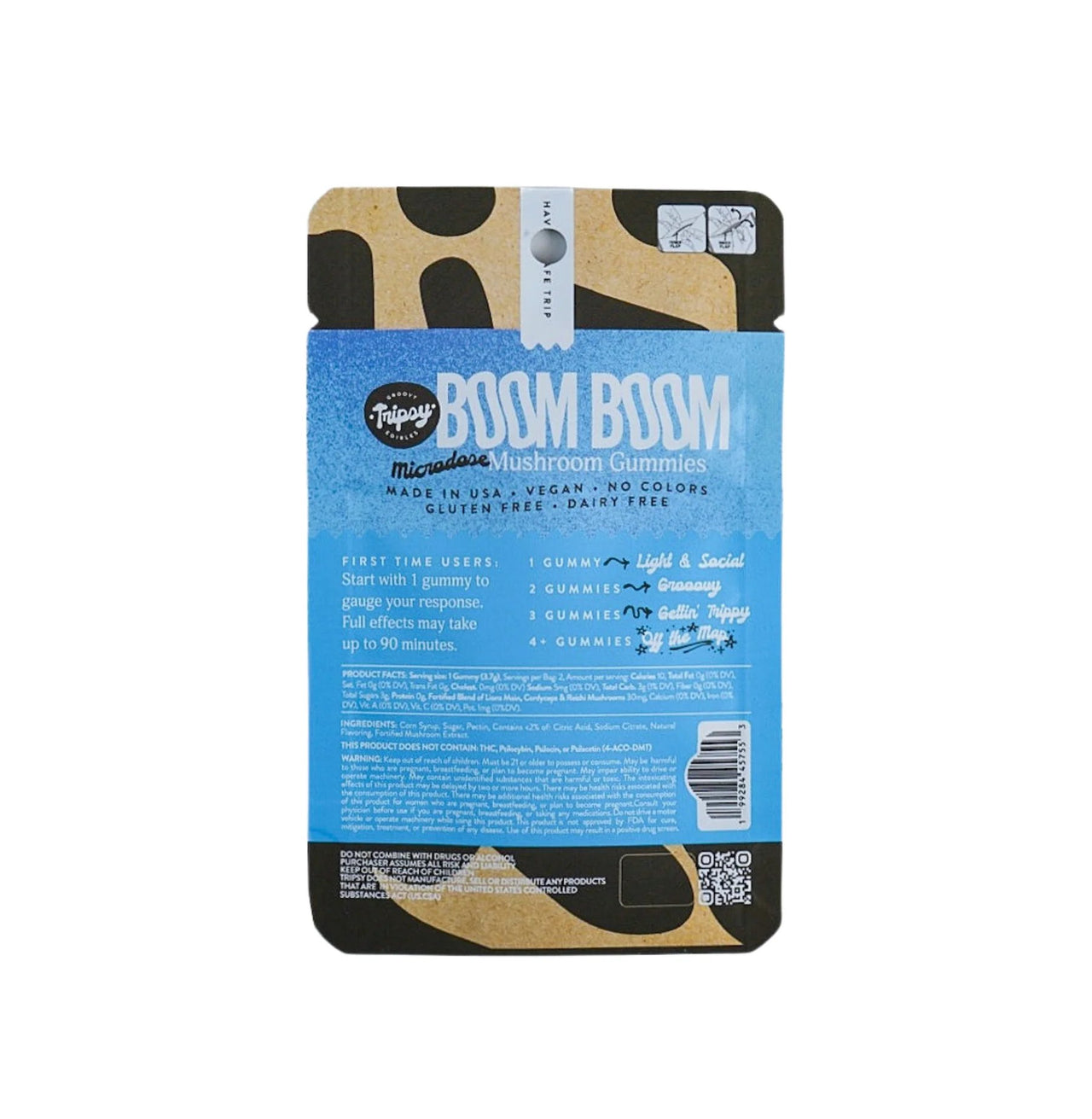 Tripsy BOOM BOOM Mushroom Gummies - 2pk - Blueberry