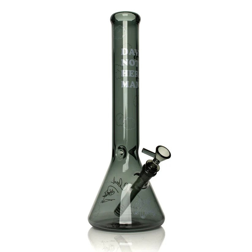 Cheech & Chong Glass 15" "Dave's Not Here, Man" Bong