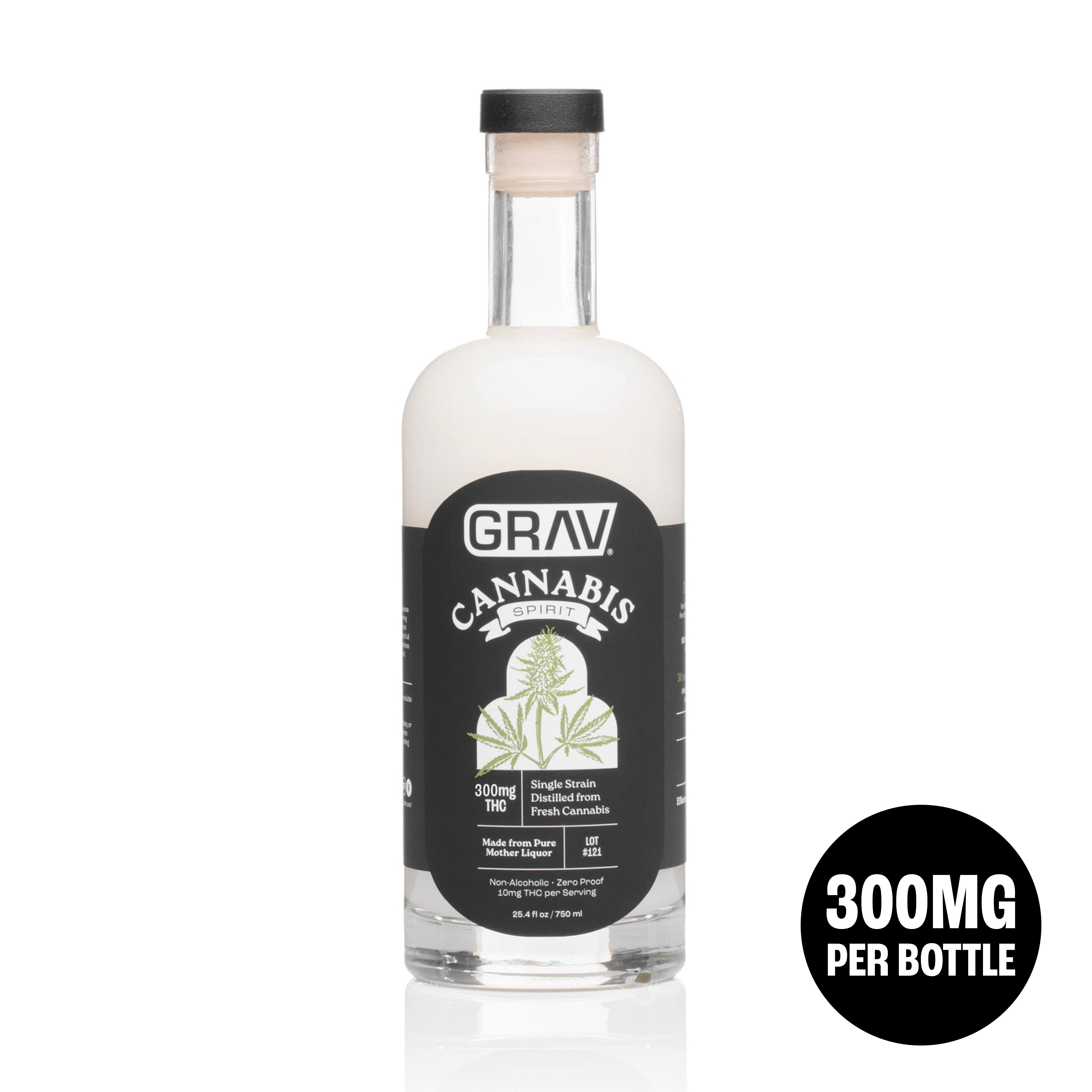 GRAV Cannabis Spirit 300mg 750ml Bottle