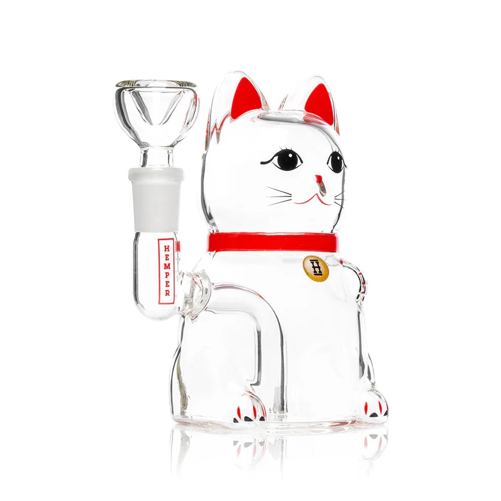 Hemper 5" Lucky Money Cat Bong