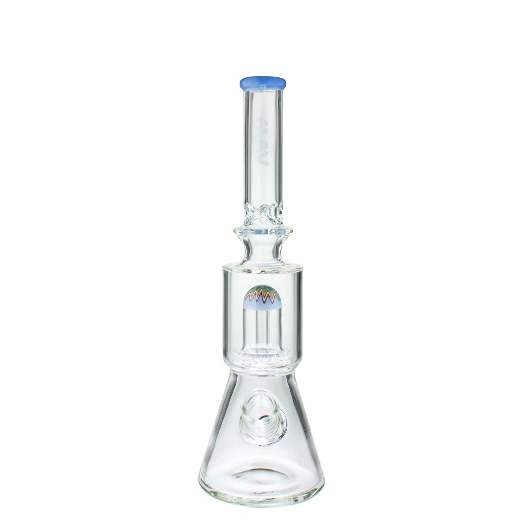 MAV Glass 19" Wig Wag Reversal UFO Beaker Bong