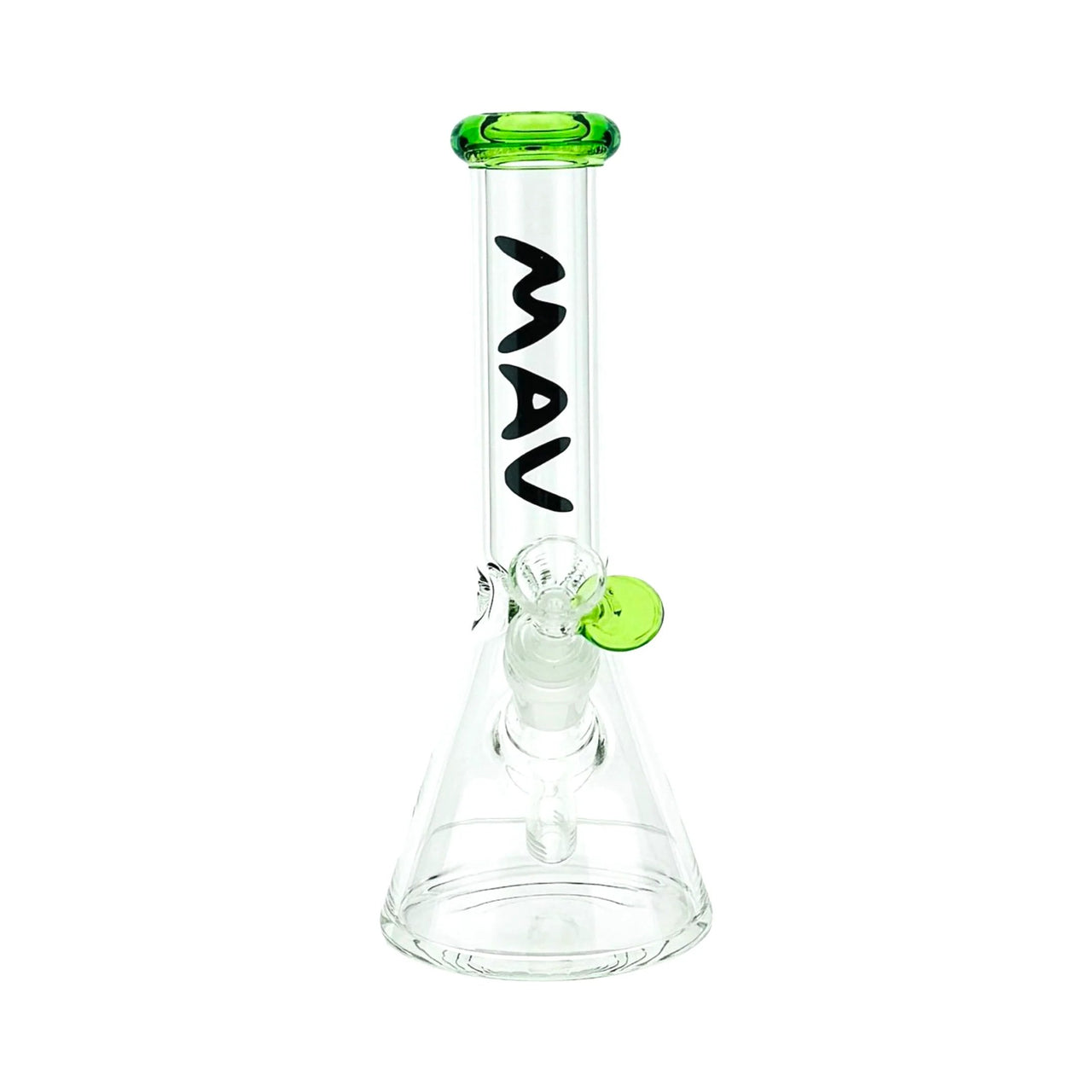MAV Glass 8" Color Top Mini Beaker Bong