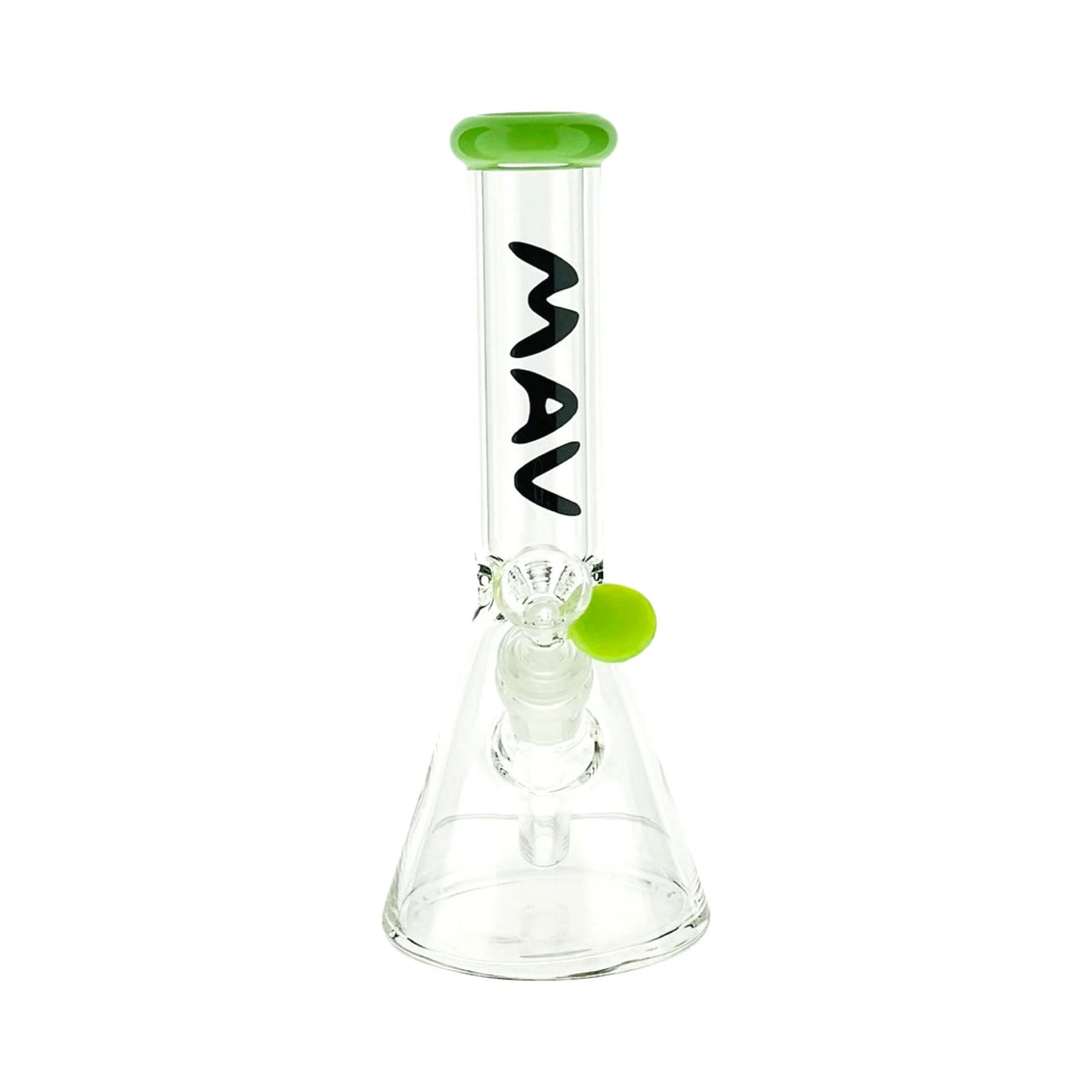 MAV Glass 8" Color Top Mini Beaker Bong