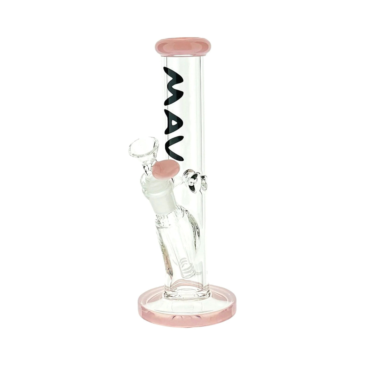 MAV Glass 8" Color Top Mini Straight Tube Bong