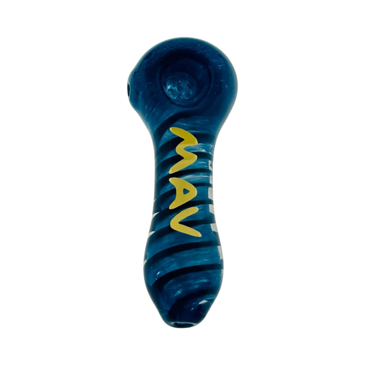 MAV Glass Twisted Frit Professional 7-Hole Handpipe