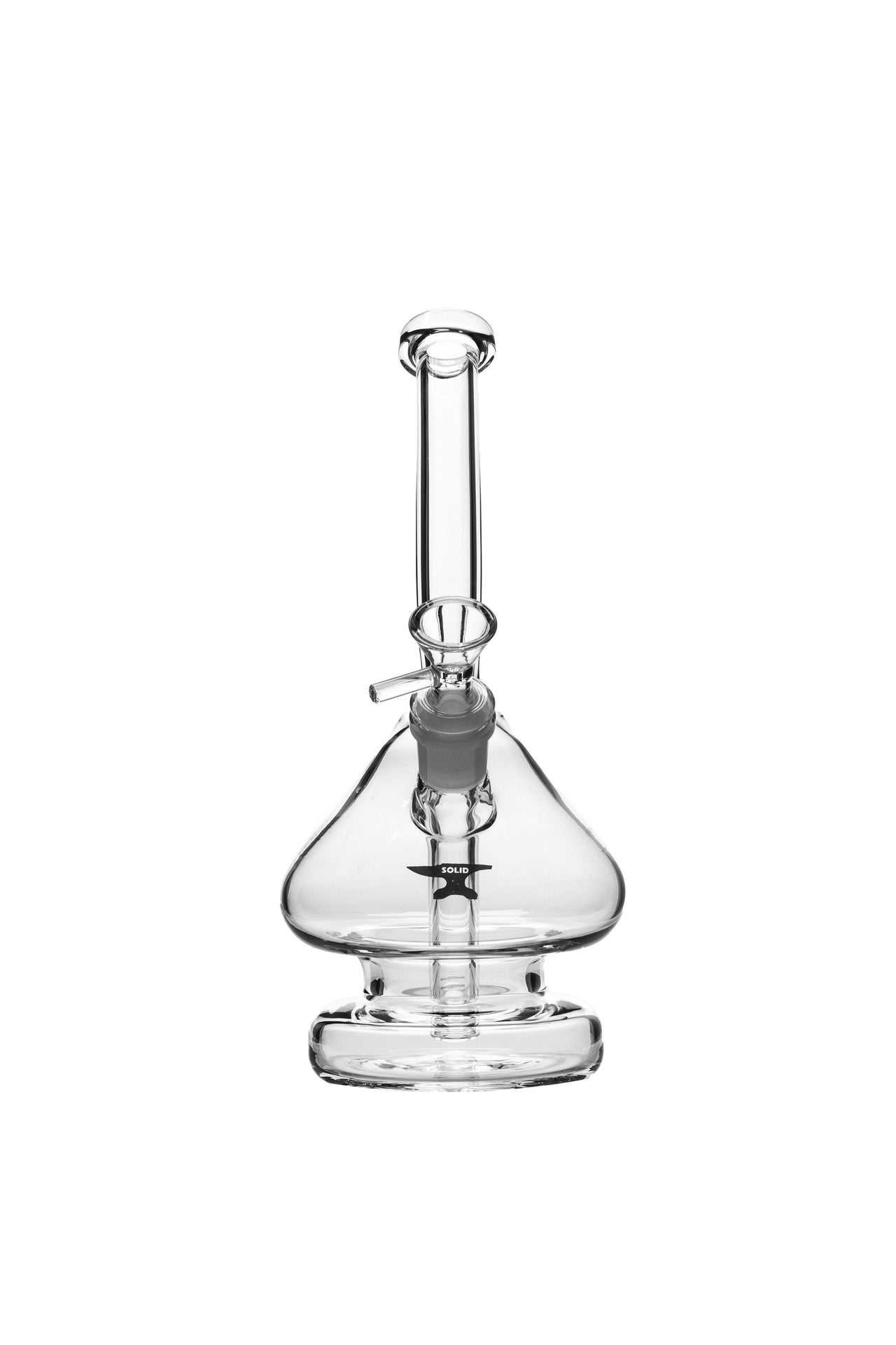 Solid Glass 9in Square Foot Dab Rig