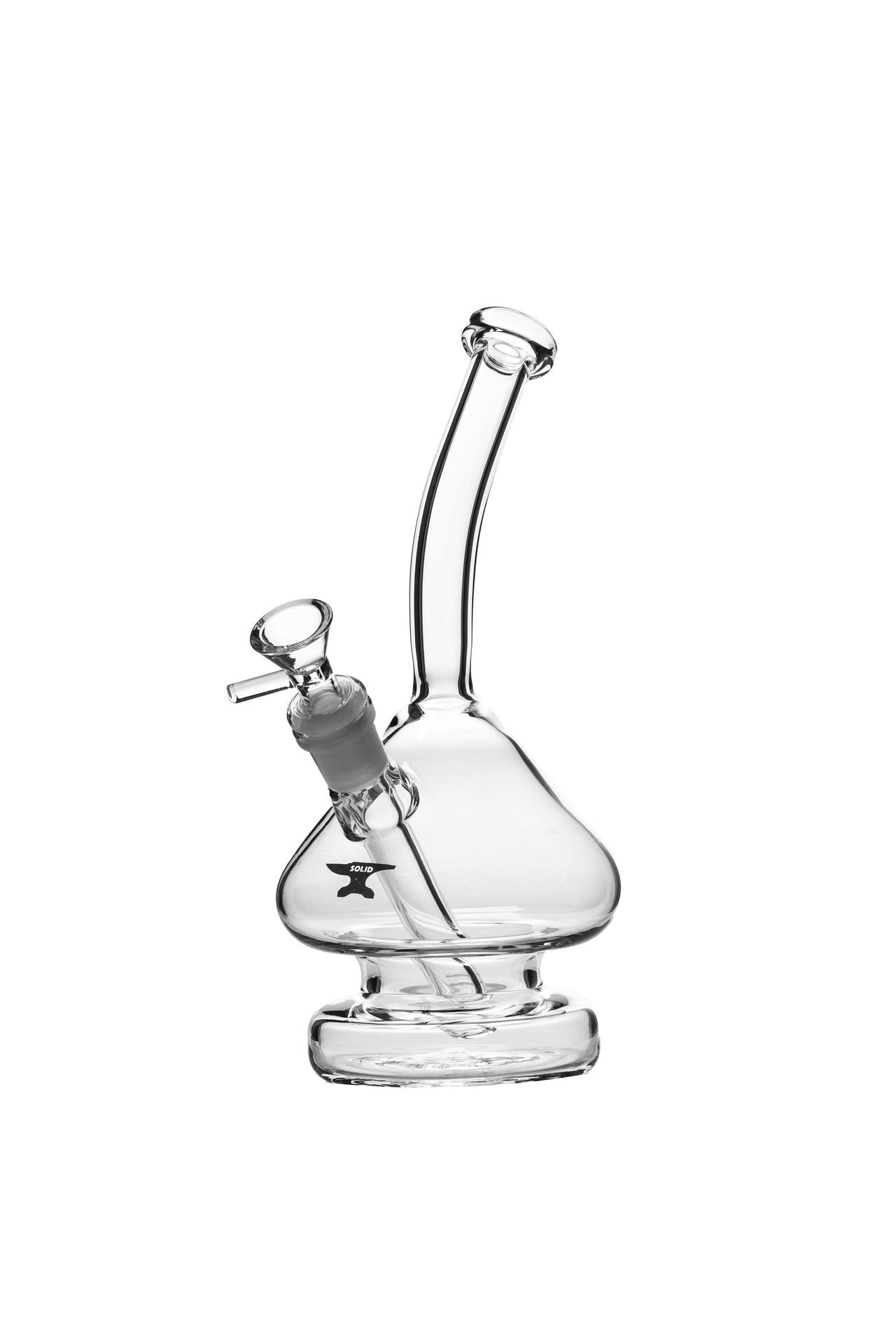 Solid Glass 9in Square Foot Dab Rig