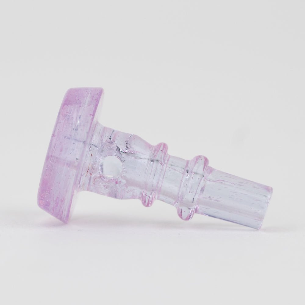Empire Glassworks PuffCo Peak Pro 3D XL Chamber Glass Joystick Cap - Pink Slyme