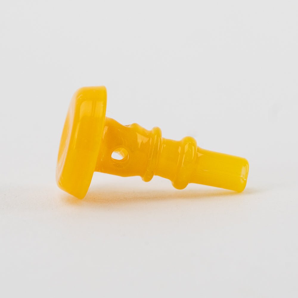 Empire Glassworks Puffco Peak Pro 3D XL Chamber Glass Joystick Cap - Sunshine Yellow