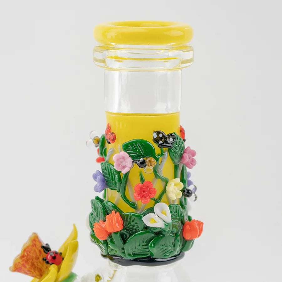 Empire Glassworks Sunshine Garden Baby Beaker