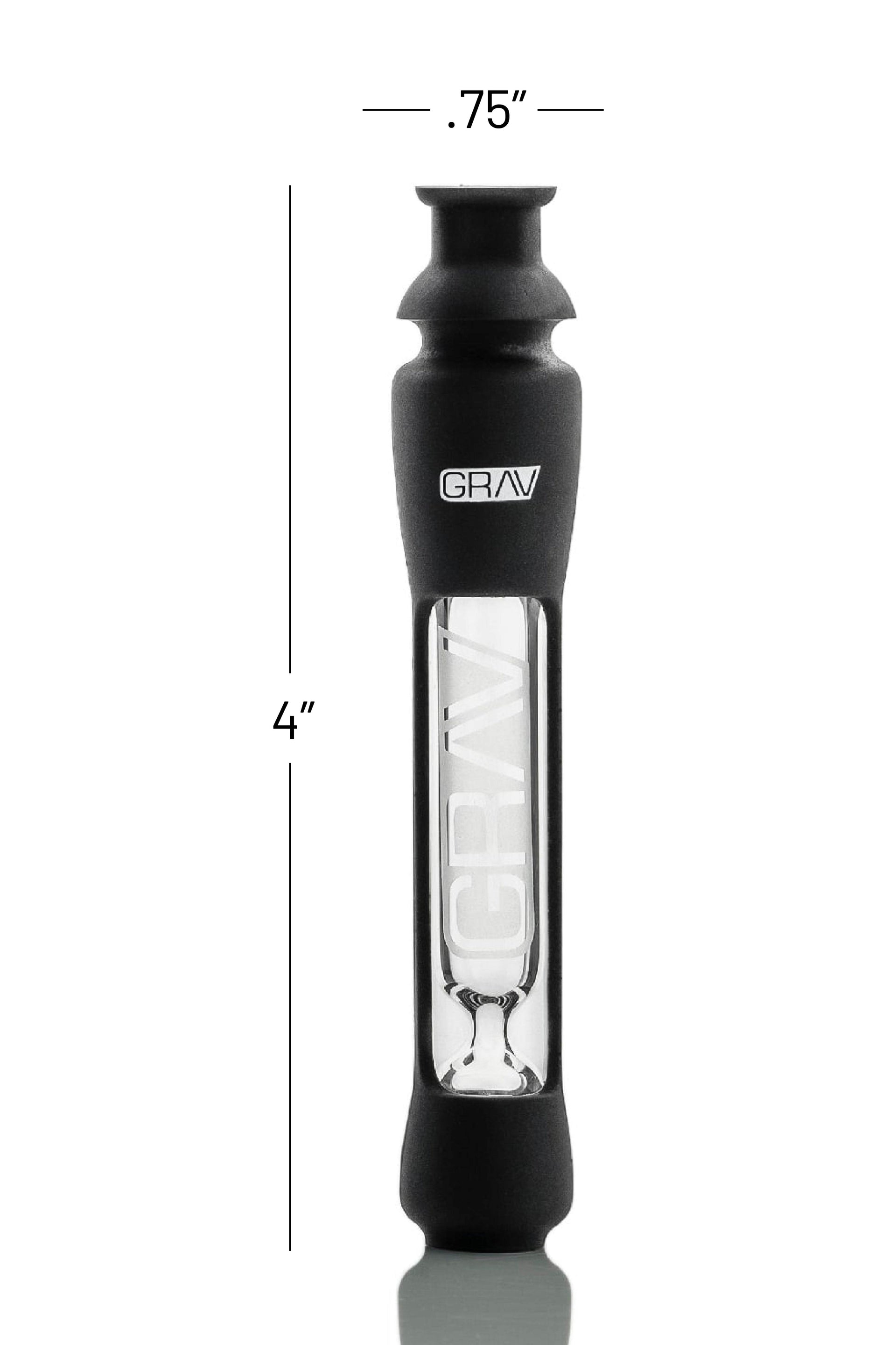 GRAV 4in 12mm Taster w/Silicone Skin | Silicone Dry Pipes | 420 Science