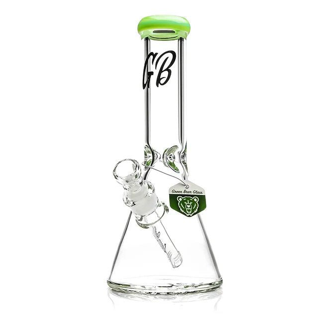 Green Bear Beaker Bong 12" | Third Party Brands | 420 Science