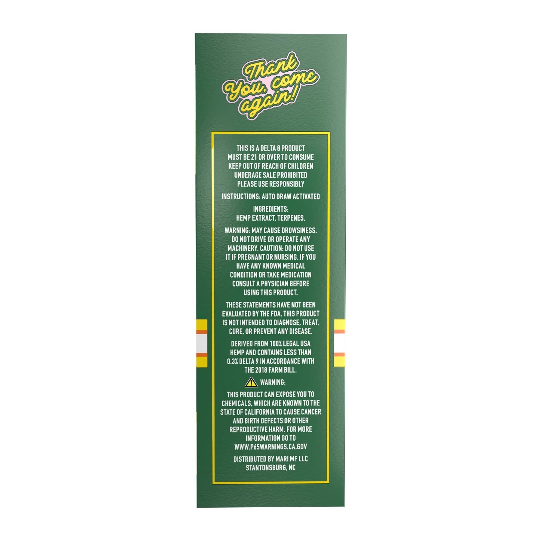 Hidden Hills Mini Mart Bar - Lemon Octane Punch Sativa Disposable Vape