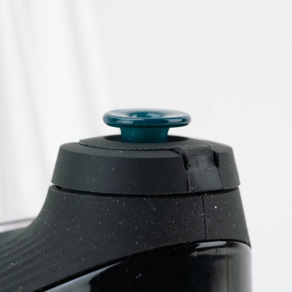 Empire Glassworks Puffco 'New Peak' & Proxy Glass Joystick Cap - Blue Lagoon