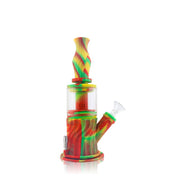 Waxmaid Silicone Four-In-One Bong/Dab Rig/Nectar Collector/Bubbler | TP-Silicone Water Pipes | 420 Science