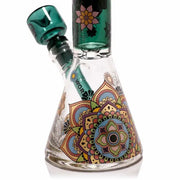 Wormhole Glass 10" Beaker Mandala Myriad Beaker Bong | Third Party Brands | 420 Science