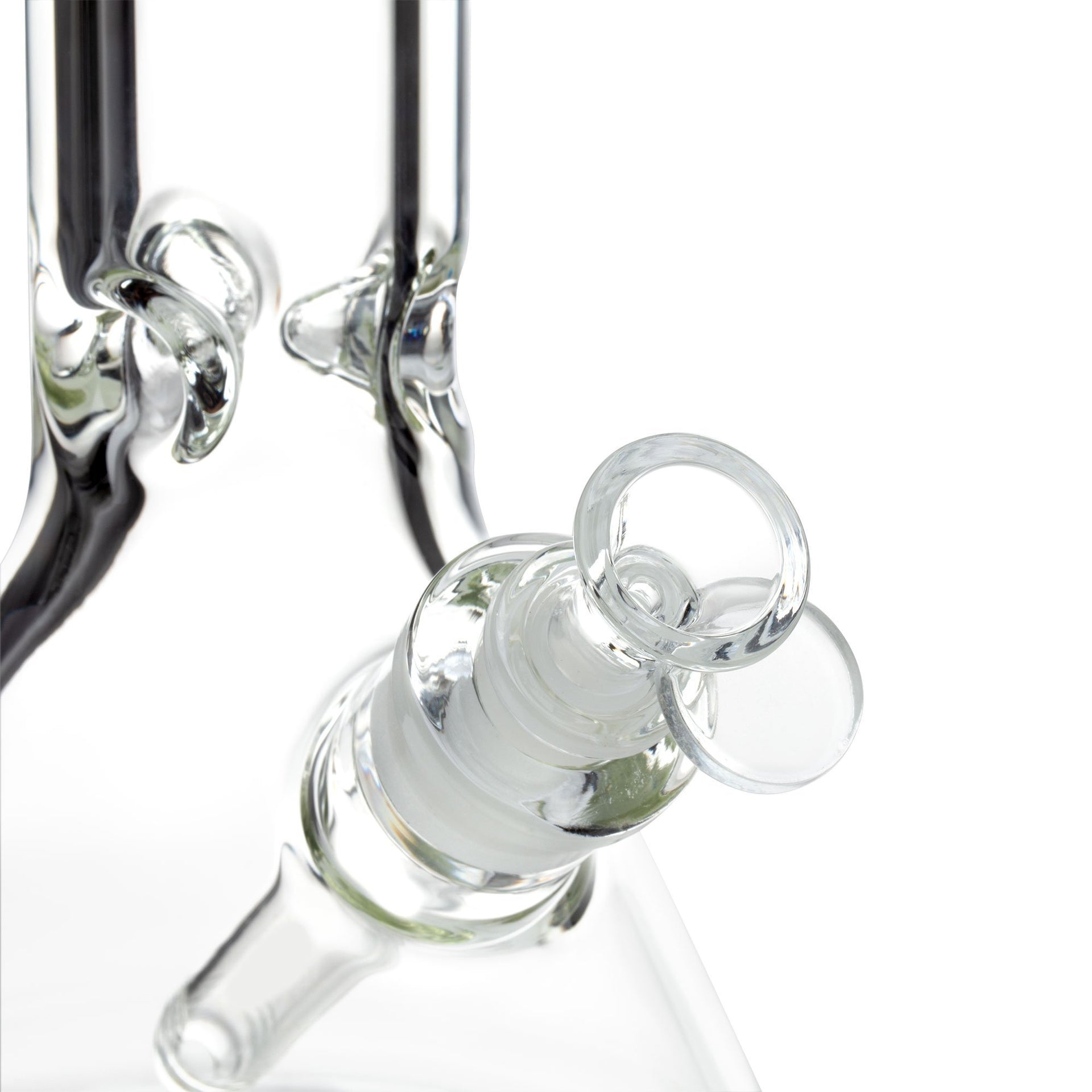 10in 50x9mm Beaker Bong w/Disc Handle Funnel Bowl