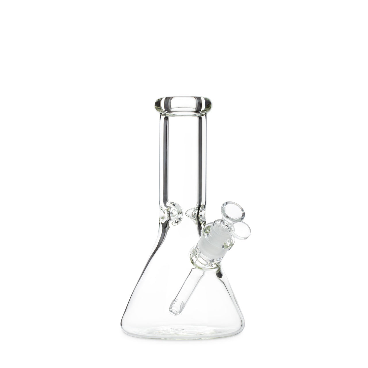 10in 50x9mm Beaker Bong w/Disc Handle Funnel Bowl | Bongs & Water Pipes | 420 Science