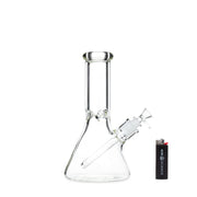 10in 50x9mm Beaker Bong w/Disc Handle Funnel Bowl | Bongs & Water Pipes | 420 Science