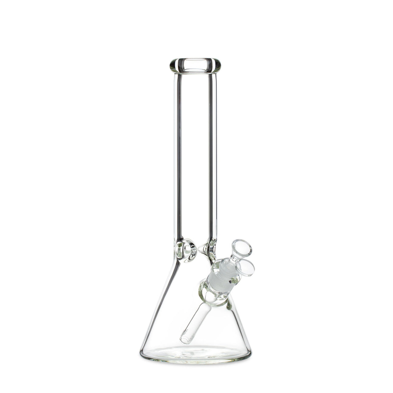 14in 50x9mm Beaker Bong w/Disc Handle Funnel Bowl | Bongs & Water Pipes | 420 Science