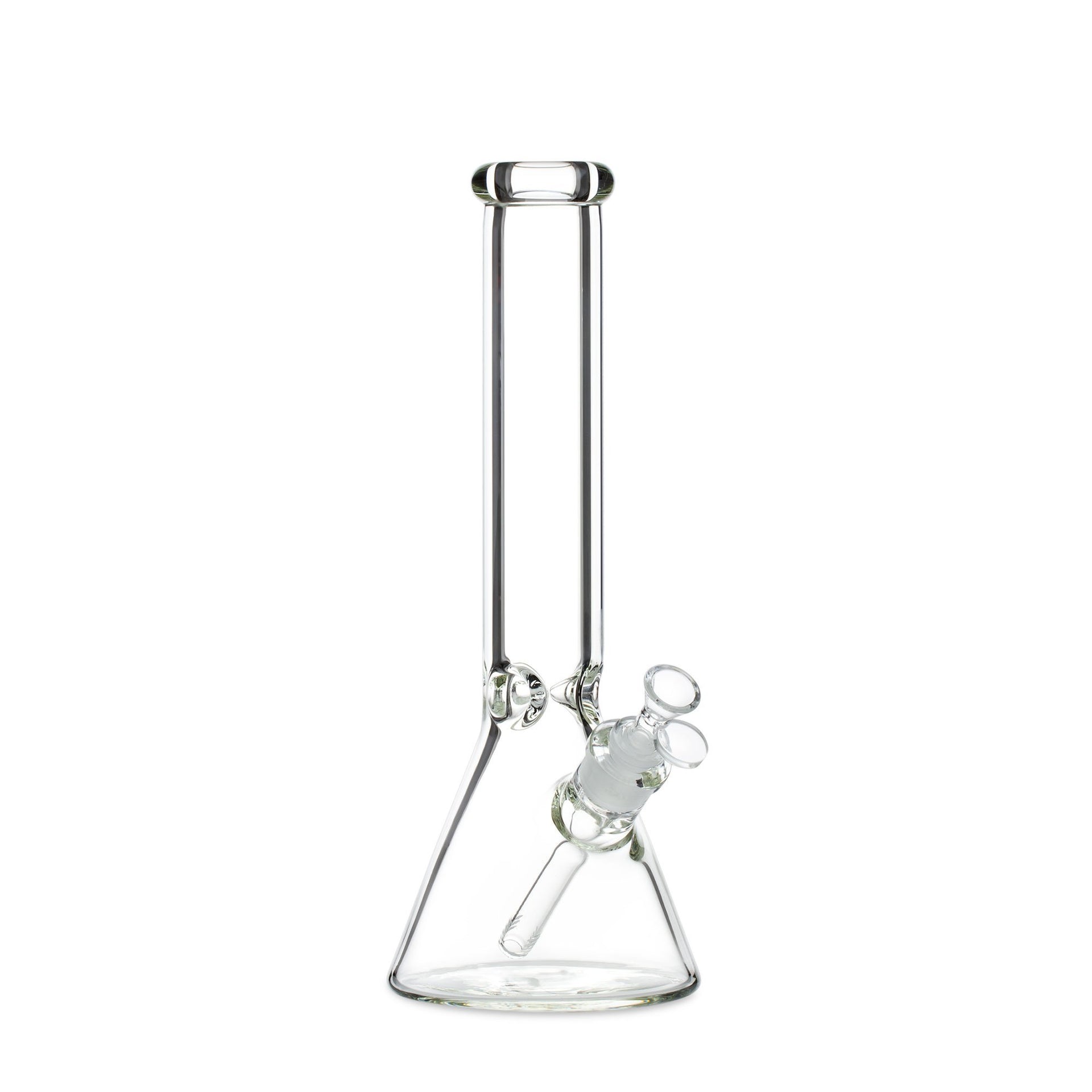 14in 50x9mm Beaker Bong w/Disc Handle Funnel Bowl | Bongs & Water Pipes | 420 Science
