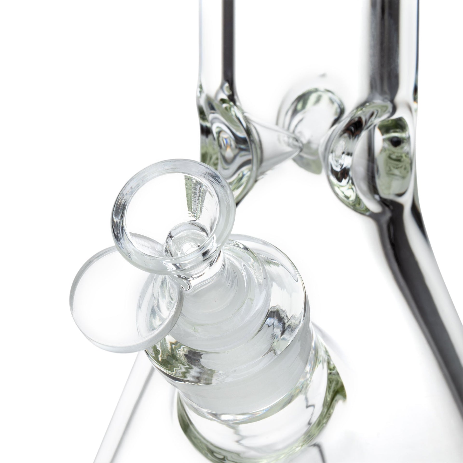 14in 50x9mm Beaker Bong w/Disc Handle Funnel Bowl | Bongs & Water Pipes | 420 Science