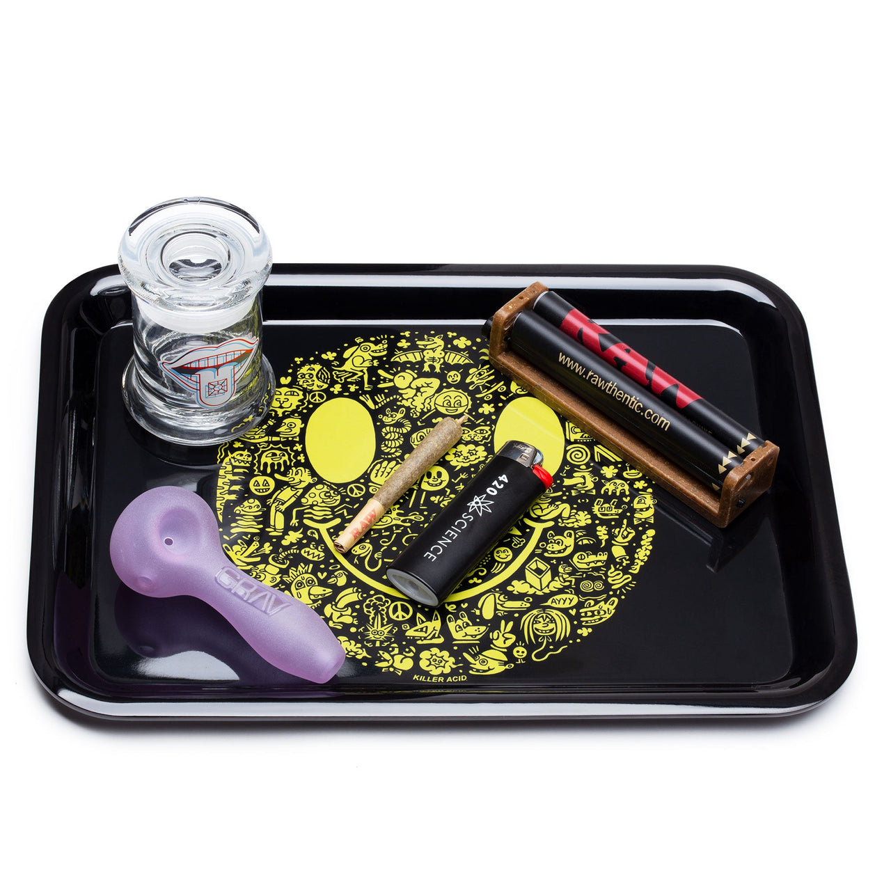420 Science x Killer Acid Rolling Tray - Miles Of Smiles | Rolling Trays | 420 Science