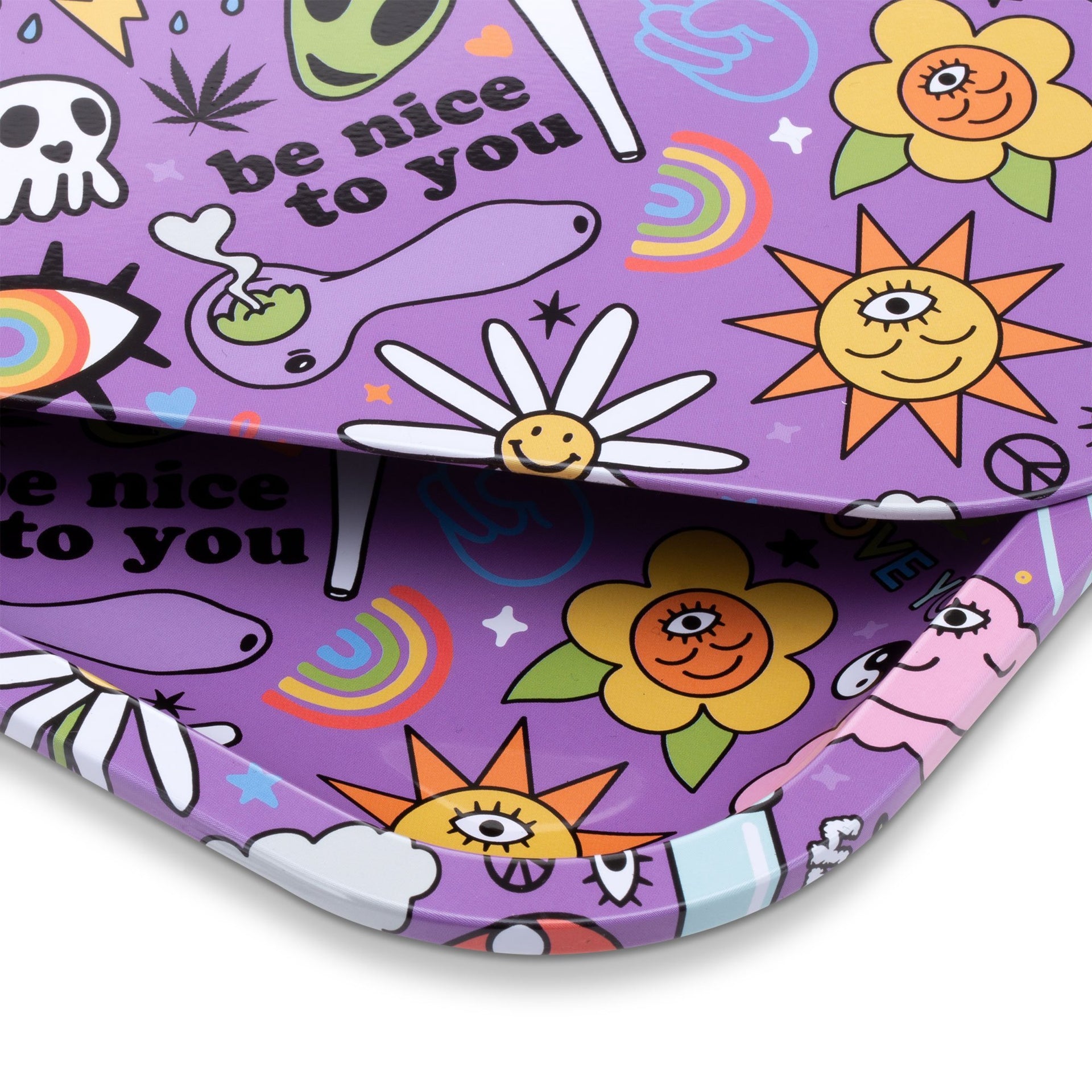 420 Science x Woke Face Magnetic Lid Rolling Tray - Woke Face Forever | Rolling Trays | 420 Science