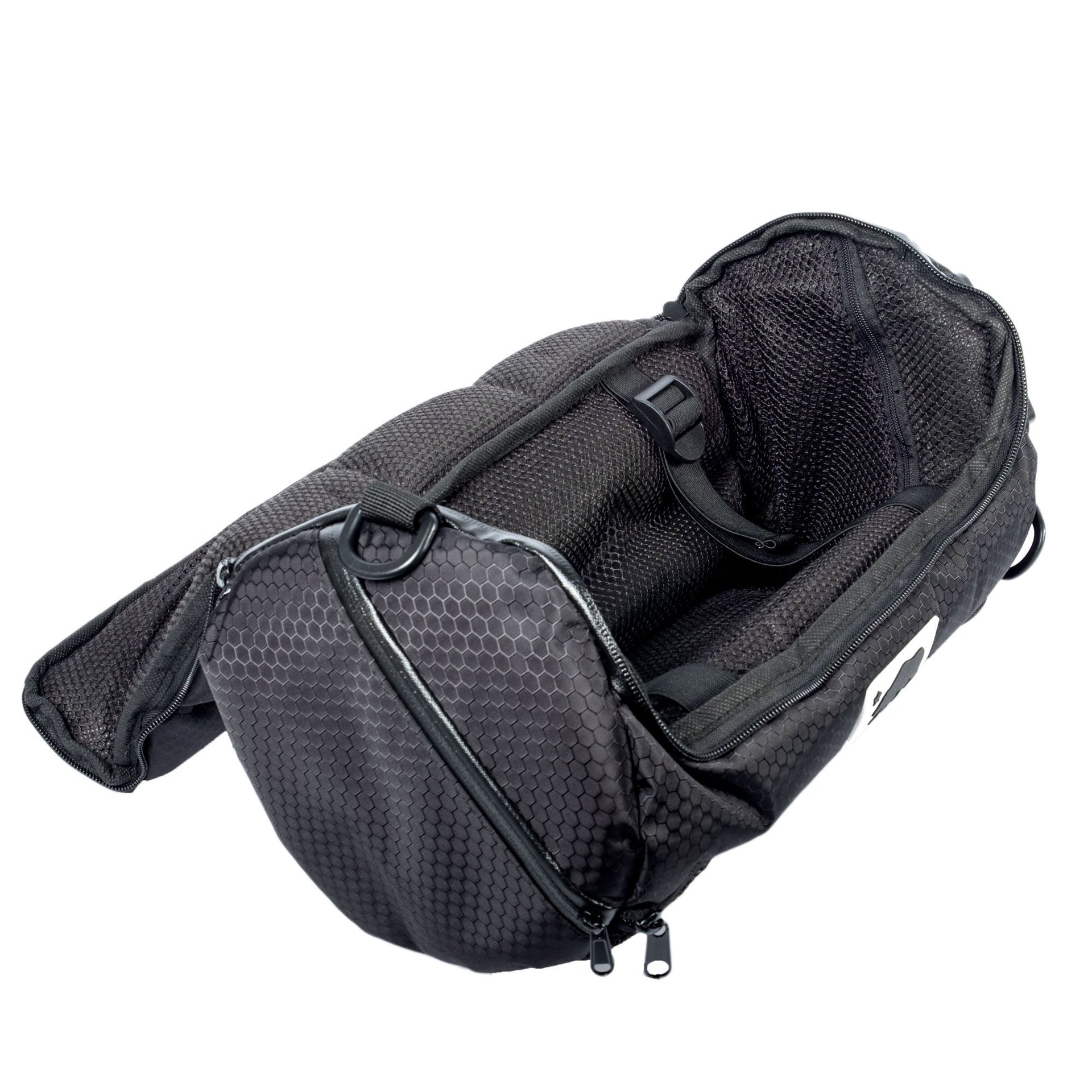 Gray Smell Proof Smoking Backpack with Lock