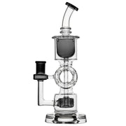 Barrel Straight Base Recycler Bong - Black | Third Party Brands | 420 Science