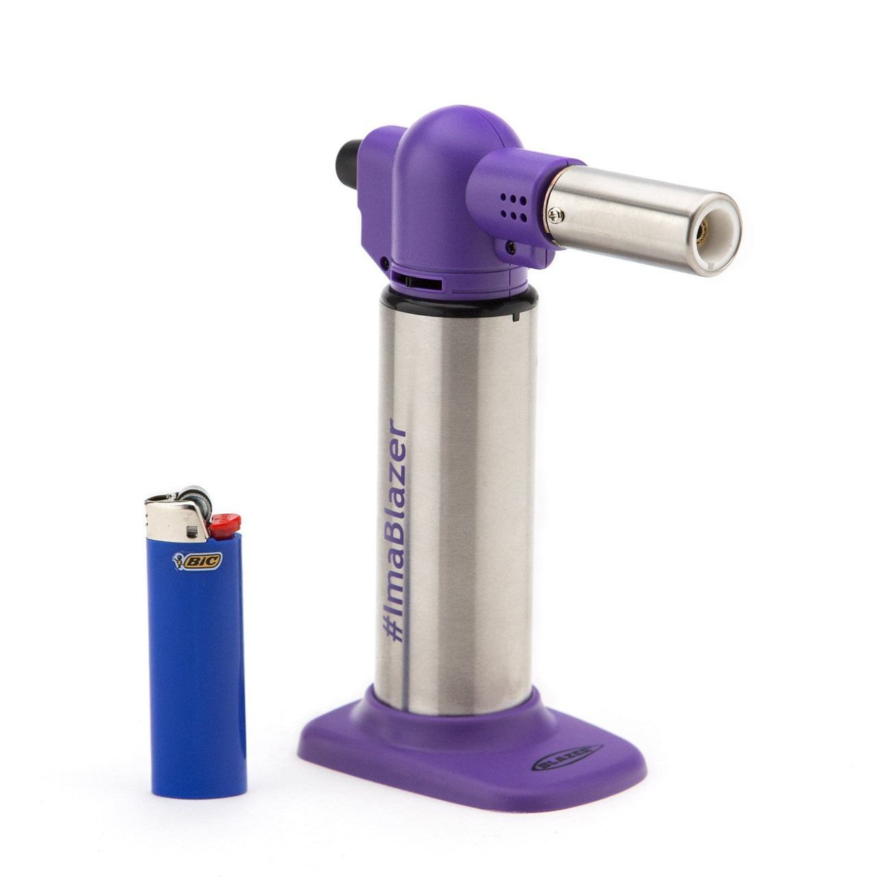 Blazer Big Buddy Butane Torch - Purple - 420 Science - The most trusted online smoke shop.