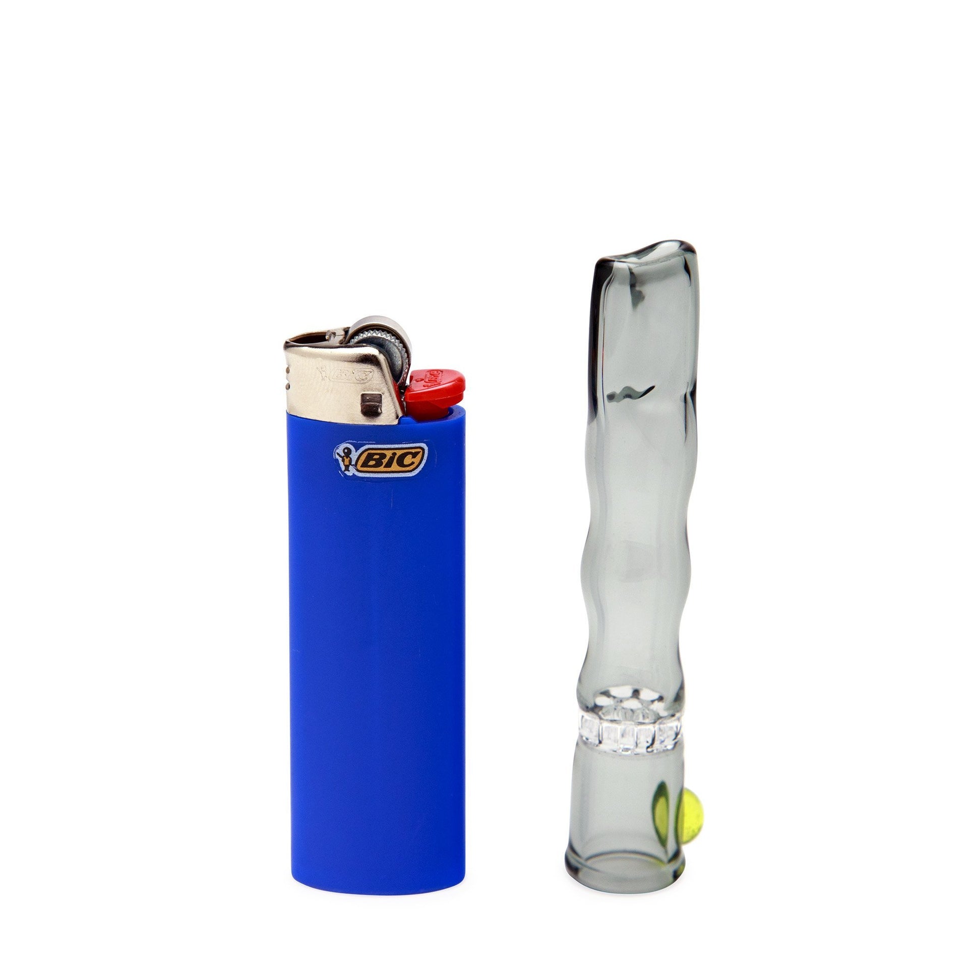 Blazing Blue Glass Honeycomb Screen Bat - 420 Science - The most trusted online smoke shop.