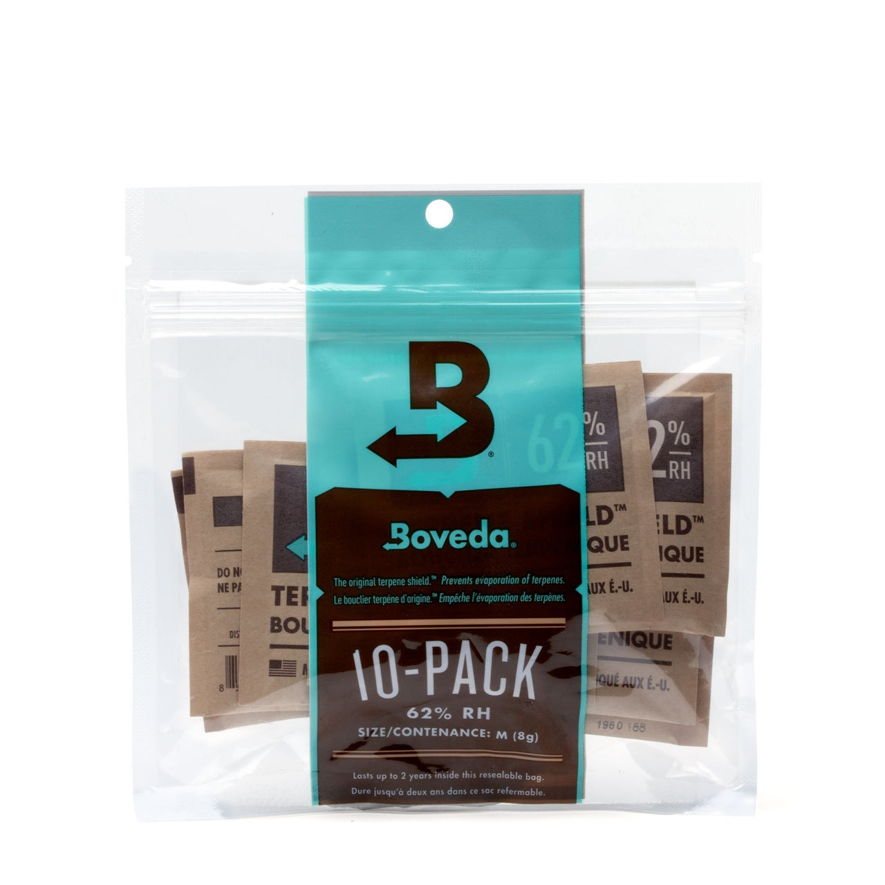 Boveda Humidipaks - 62% Humidity Control 10-Pack