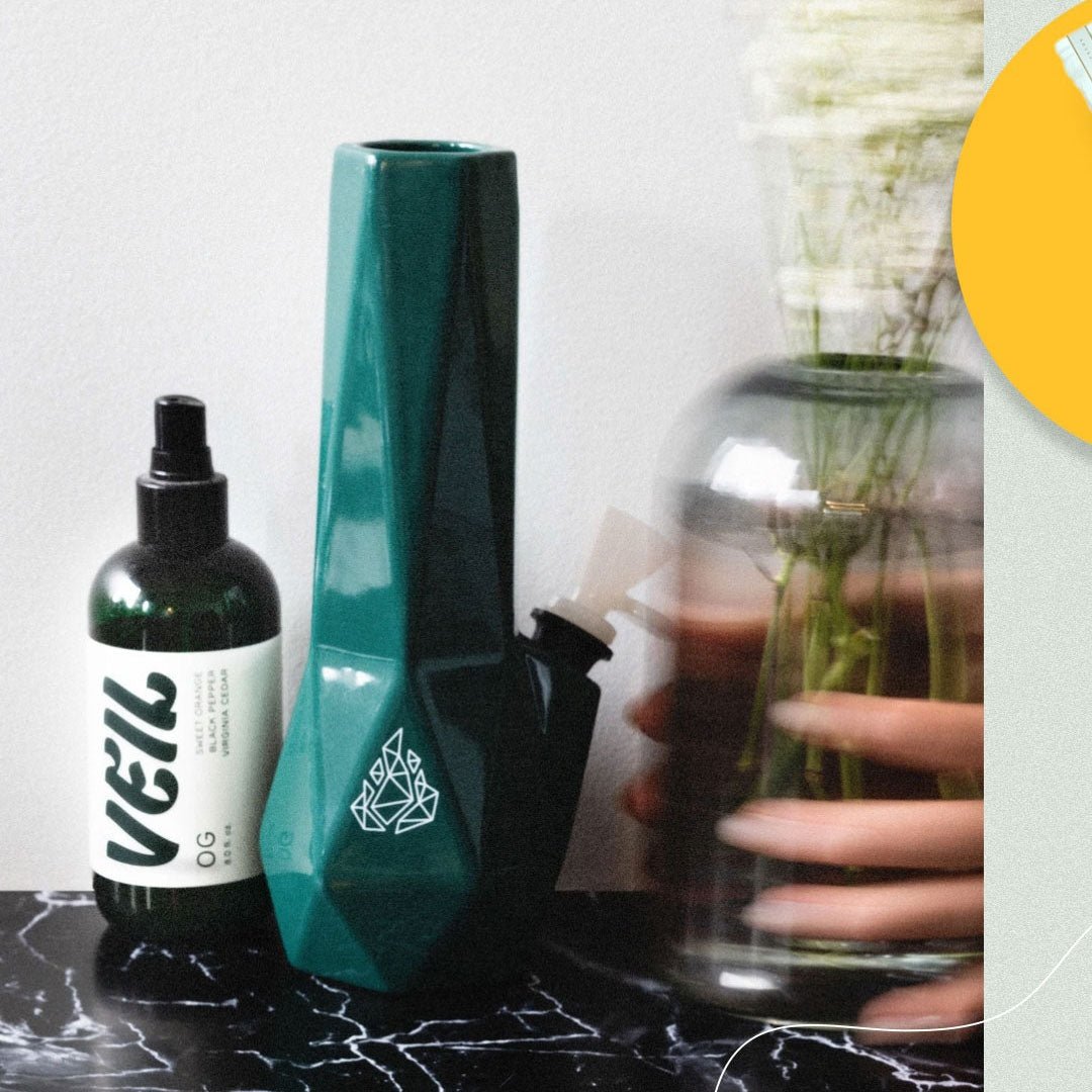 BRNT Designs Boreal Hexagon Ceramic Bong | Bongs & Water Pipes | 420 Science