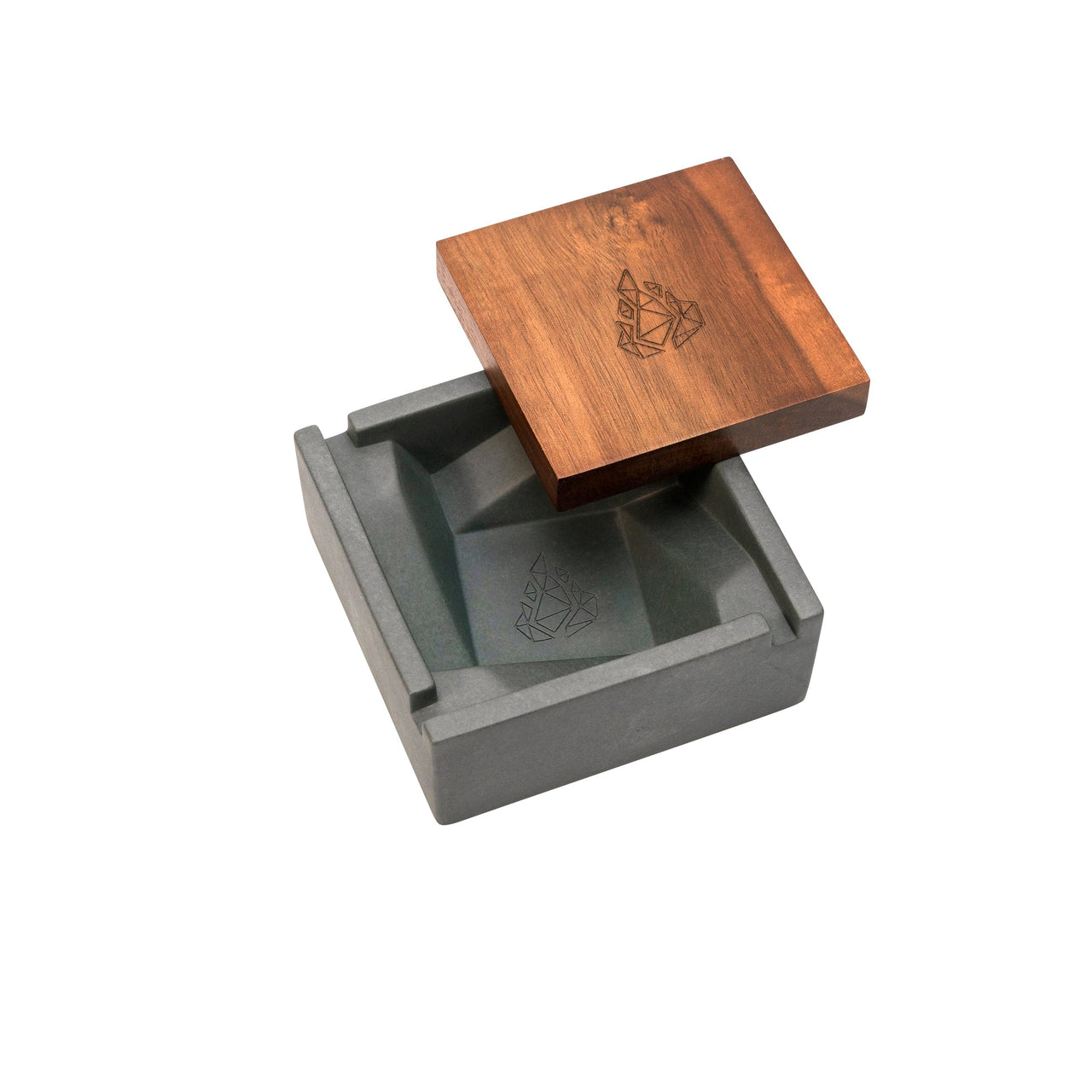 BRNT Designs Briq Concrete Ash Tray | Ashtrays | 420 Science