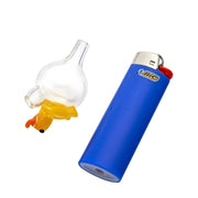 Home Blown Glass Bubble Carb Cap - Duck - 420 Science - The most trusted online smoke shop.