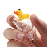 Home Blown Glass Bubble Carb Cap - Duck - 420 Science - The most trusted online smoke shop.