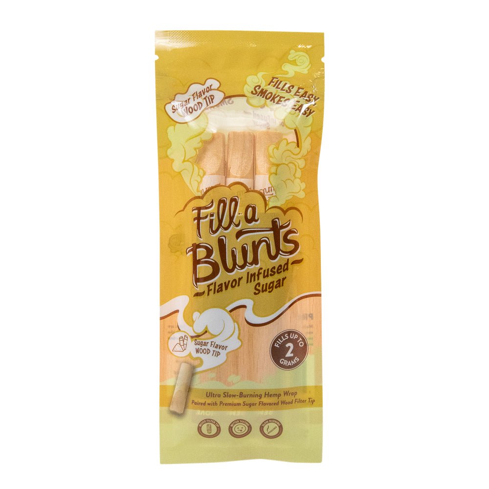 DaySavers Fill-A-Blunts Pre-Rolled Blunt Tubes w/ Wood Tips - Pack of 3 | TP-Blunt Wraps | 420 Science