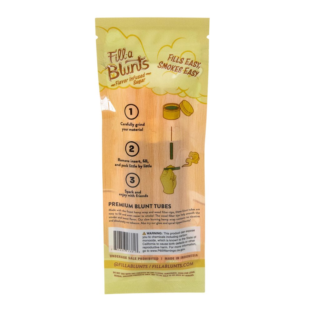 DaySavers Fill-A-Blunts Pre-Rolled Blunt Tubes w/ Wood Tips - Pack of 3 | TP-Blunt Wraps | 420 Science