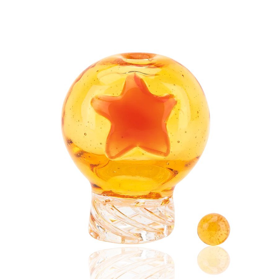 Empire Glassworks Dragon Sphere Spinner Carb Cap with Terp Pearl | Third Party Brands | 420 Science