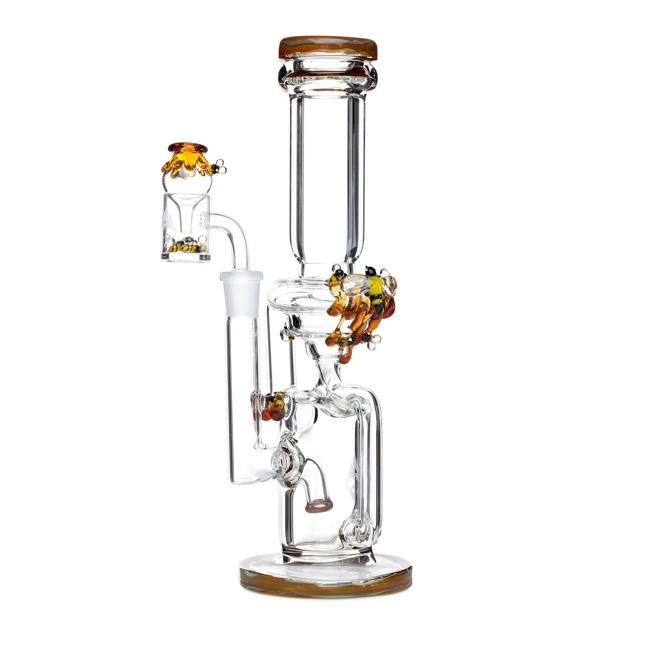 Empire Glassworks Save The Bees Recycler Dab Rig | Dab Rigs | 420 Science