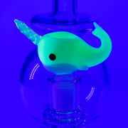 Glow in the Dark Narwhal Bong Bowl