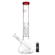 Envy Glass 16in Beaker w/10 Arm Perc - Red Elvis - 420 Science - The most trusted online smoke shop.